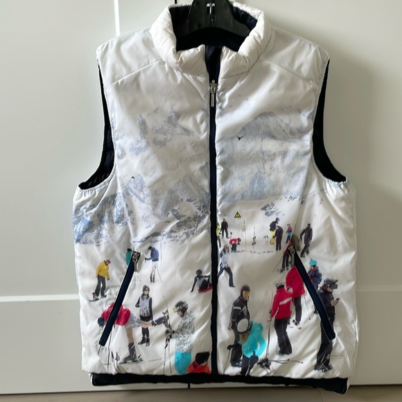 Limited edition Vilebrequin x Massimo Vitali reversible insulated vest - Picture 1 of 9